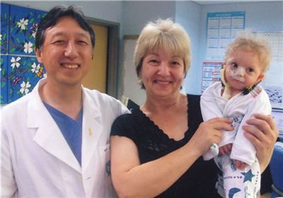 '트리처콜린스 신드롬' 걸린 러시아 아기, 한국서 새생명 찾아