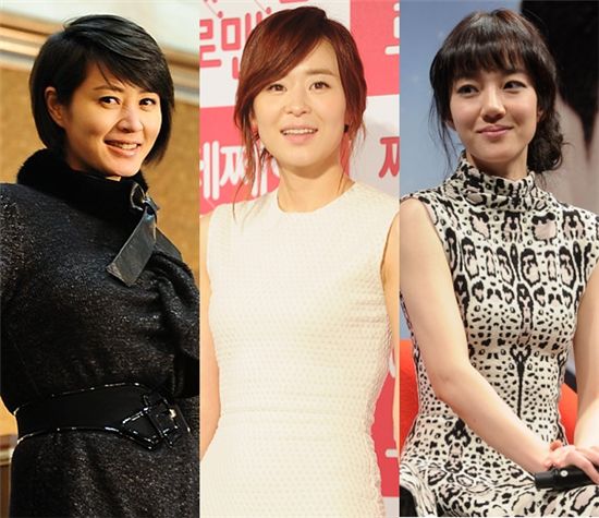 (왼쪽부터) 김혜수 최강희 임수정