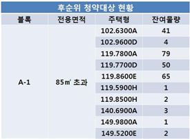 세종시 첫마을 일반청약 둘째날 1.63대 1..중소형은 모두 마감