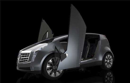 캐딜락이 2010 LG오토쇼에 선보인 컨셉트카. 기존 캐딜락 보다 크기를 작게 한 점이 특징이다. <출처: 에드먼드인사이드>