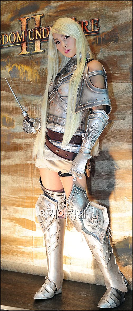 [포토]레이싱걸 주다하, 지스타 지키는 전사