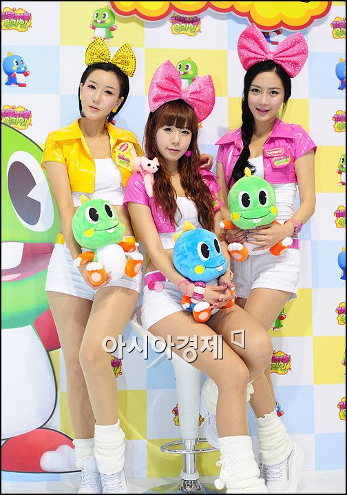 [포토]레이싱걸 이사랑-이종빈-민수아 '미스 지스타'