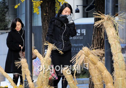 [날씨]오늘 낮 찬 바람 불고 기온 뚝