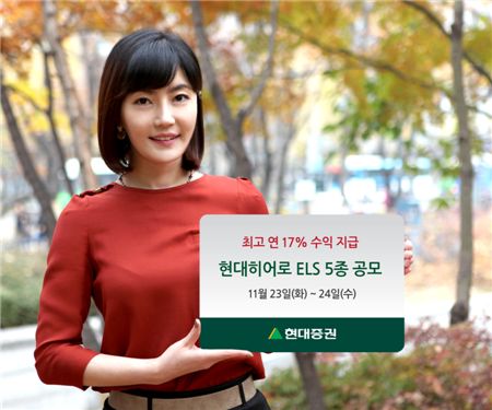 현대증권, 23~24일 ELS 4종 공모