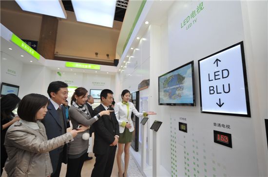 [포토]중국 삼성, 中 친환경 전시회서 기술력 뽐내