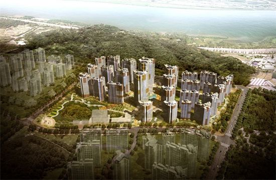 고덕1지구 조감도

