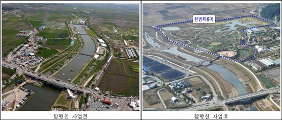 4대강 영산강서 첫 준공.. 함평2지구