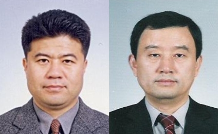 ▲ 박창근 제일모직 부사장(사진 왼쪽)과 이장재 제일모직 부사장.