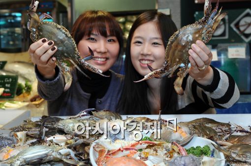 [포토]연평도 꽃게 맛보세요!