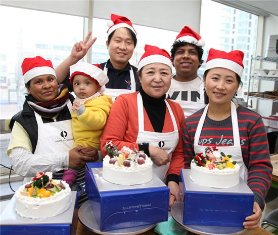 SPC그룹, 이주노동자와 케익만들기 재능 봉사