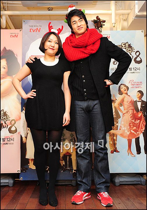 [포토]김현숙-김산호 '앙드레김 포즈'