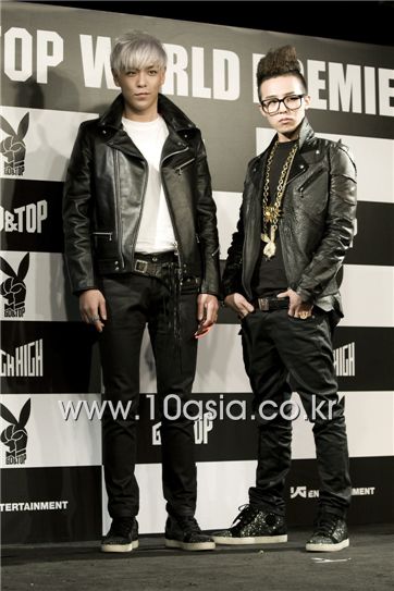 [PHOTO] Big Bang T.O.P, G-Dragon pose at album showcase