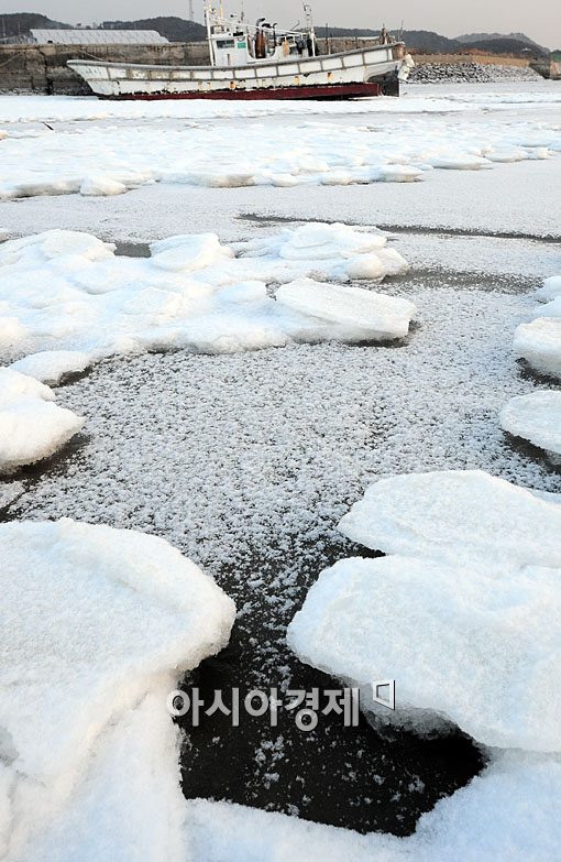 [포토] 얼어붙은 연평도