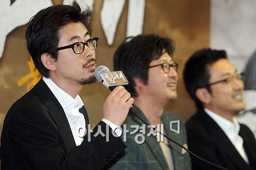 하정우-김윤석-나홍진 "세번째 영화? 얼마든지"