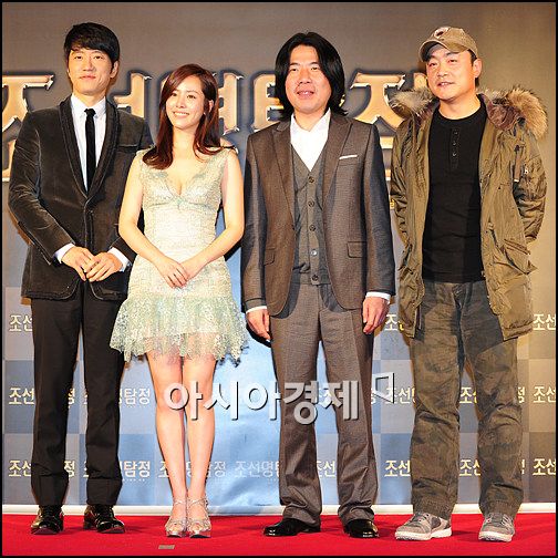 [포토]한자리 모인 '조선명탐정'의 주역들