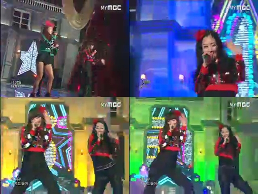 '음중' 씨스타, 4人4色 섹시 산타 변신