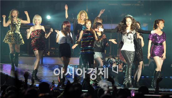 JYP Nation female artists [Lee Ki-bum/Asia Economic Daily]