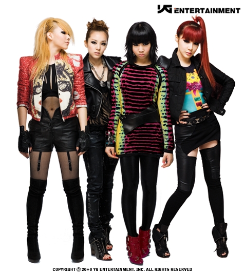 Girl group 2NE1 [Official 2NE1 website]
