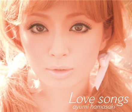Cover of Hamaski Ayumi's 12th album "Love songs" [SM Entertainment]
