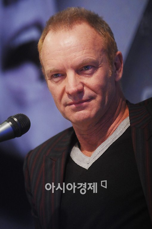 '6년만의 내한' 스팅 "아시아 첫 공연, 기대된다"