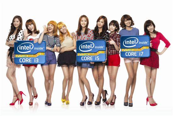 Girls’ Generation chosen as Intel model 