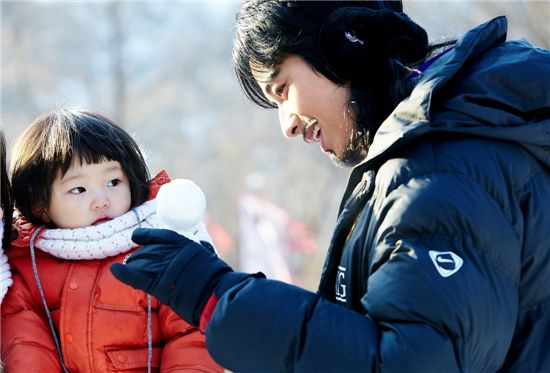 정웅인, 가족들 '근초고왕' 촬영장 방문에 화색 