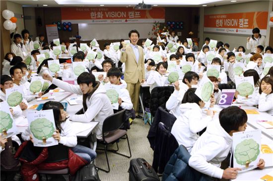 한화, 복지시설 청소년 참가 '비전캠프' 개최