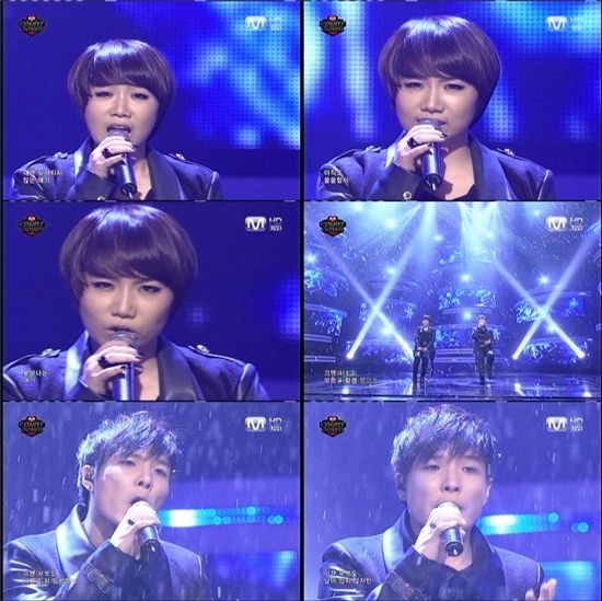 '엠카' 길학미 '강렬눈빛+환상래핑' 카리스마 무대 장악