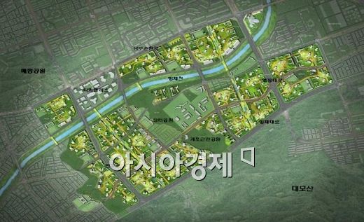 서울시 지구단위계획 변경안 최종승인을 앞둔 개포 택지지구의 개발 조감도. 