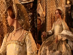 어떤 의상은 수십년씩 재활용된다. 1977년작 '왕자와 거지'에서 엘리자베스 공주 역을 맡은 배우가 입은 드레스는 2003년 영화 '헨리 8세'에도 등장했다. (이미지는 왕자와 거지)