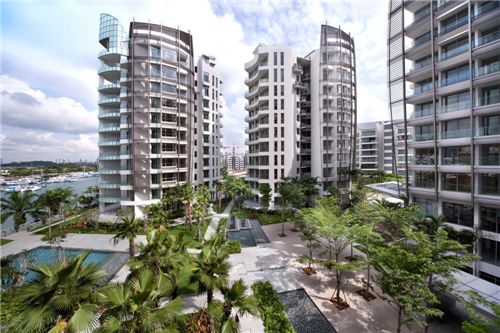 지난해 6월 완공된 싱가포르 오션프론트 콘도미니엄은 2007년 주거건축 최초로 플래티넘 인증을 받았다. /쌍용건설