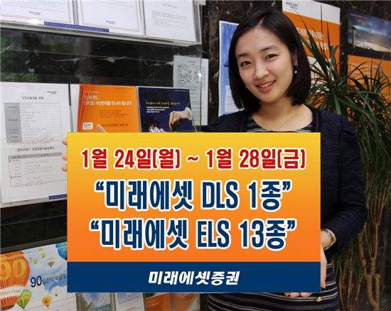 미래에셋증권 ELS 13종, DLS 1종 출시