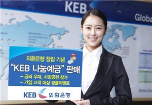 외환銀, 공익상품 'KEB 나눔예금' 판매