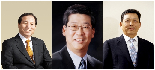 ▲ 사진 왼쪽부터 김규영 사장, 정윤택 사장, 조현택 사장