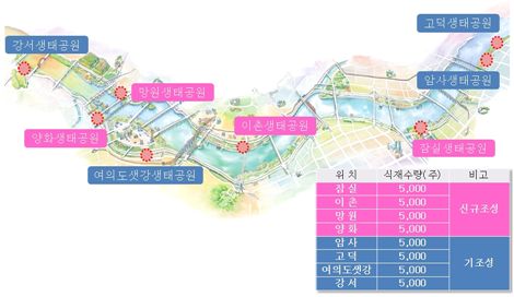서울시 향기나무 식재계획 / 서울시