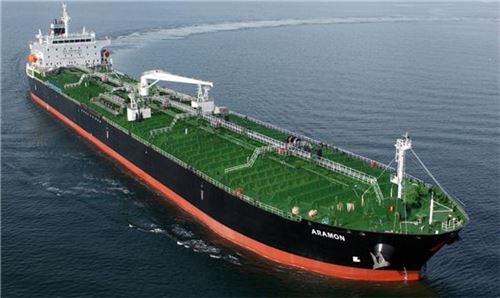 ▲SPP조선이 건조한 7만4000t급 석유화학제품 운반선 '아라몬'(기사내용과 무관)