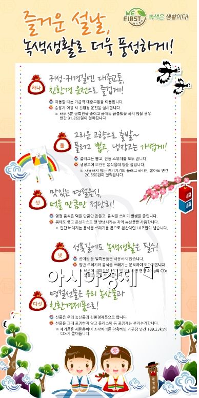 친환경 녹색명절 만들기-②귀성길부터 성묘까지