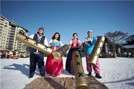 [고향가는길]리조트-설날 타면서 즐겨라