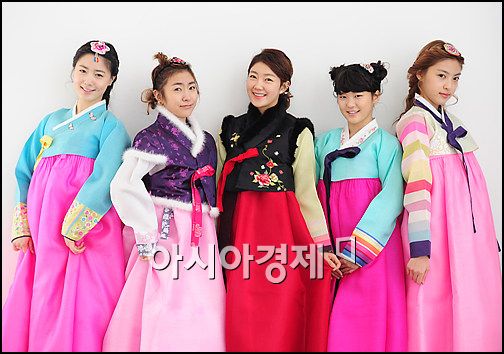 [한복포토]파이브돌스 '새해에는 화이팅!'