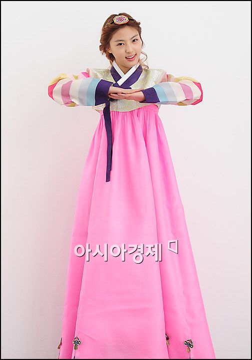 [한복포토]파이브돌스 한별혜원 '새해 복 많이 받으세요'
