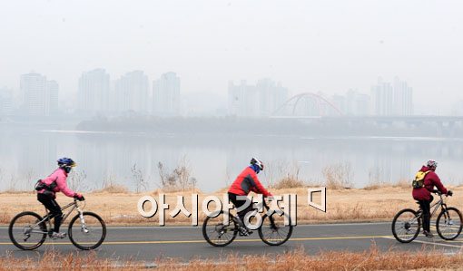 [포토] 짙은 안개 낀 서울