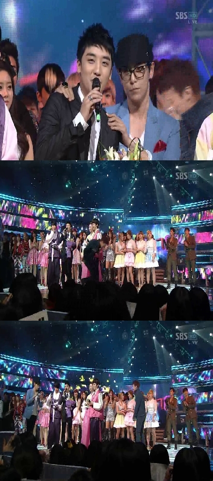 승리, '인기가요' 뮤티즌 송 수상.."겸손한 승리될 것"