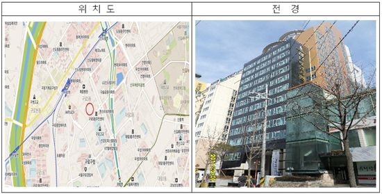 오세훈 서울시장이 9일 방문한 오피스텔. 이 오피스텔은 도시형생활주택과 오피스텔 복합건물로 총 158가구로 구성돼 있으며 지난 1월말부터 입주를 시작했다.
