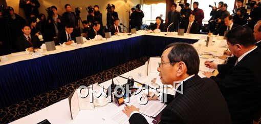 [포토] 대기업 CEO만나는 김동수 위원장