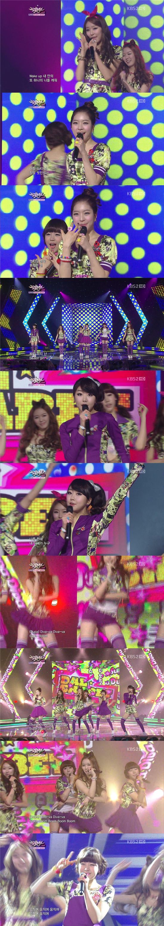 '뮤뱅' 달샤벳, 신인 맞아? 깜찍+상큼··6人6色 매력 '눈길'