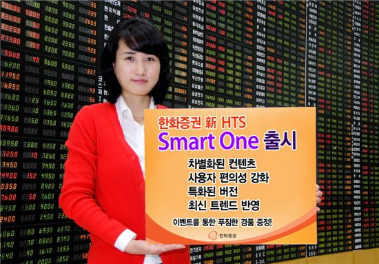 한화證, 새로운 HTS 'Smart One' 출시