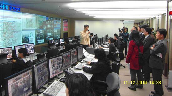 지난해 11월 12일  일본 스마트시티 프로젝트팀 NHK 견학