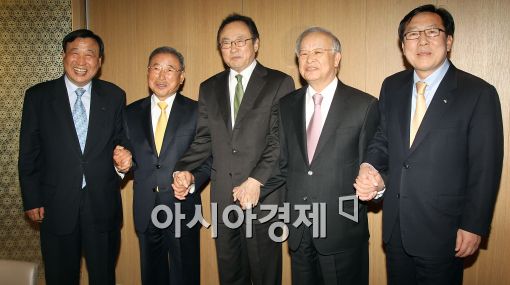 [포토]한자리에 모인 경제단체장들