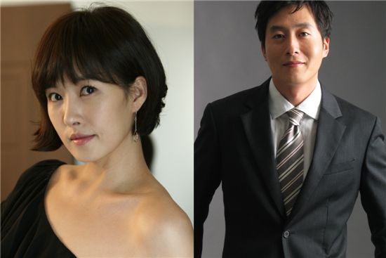 Actress Kim Suna (left) and actor Kim Ju-hyeok (right) [Trophy Entertainment/Namoo Actors]