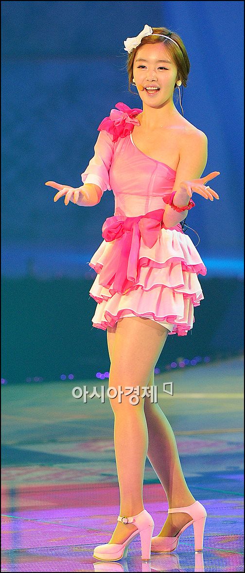[포토]시크릿 한선화, 빛나는 꿀벅지